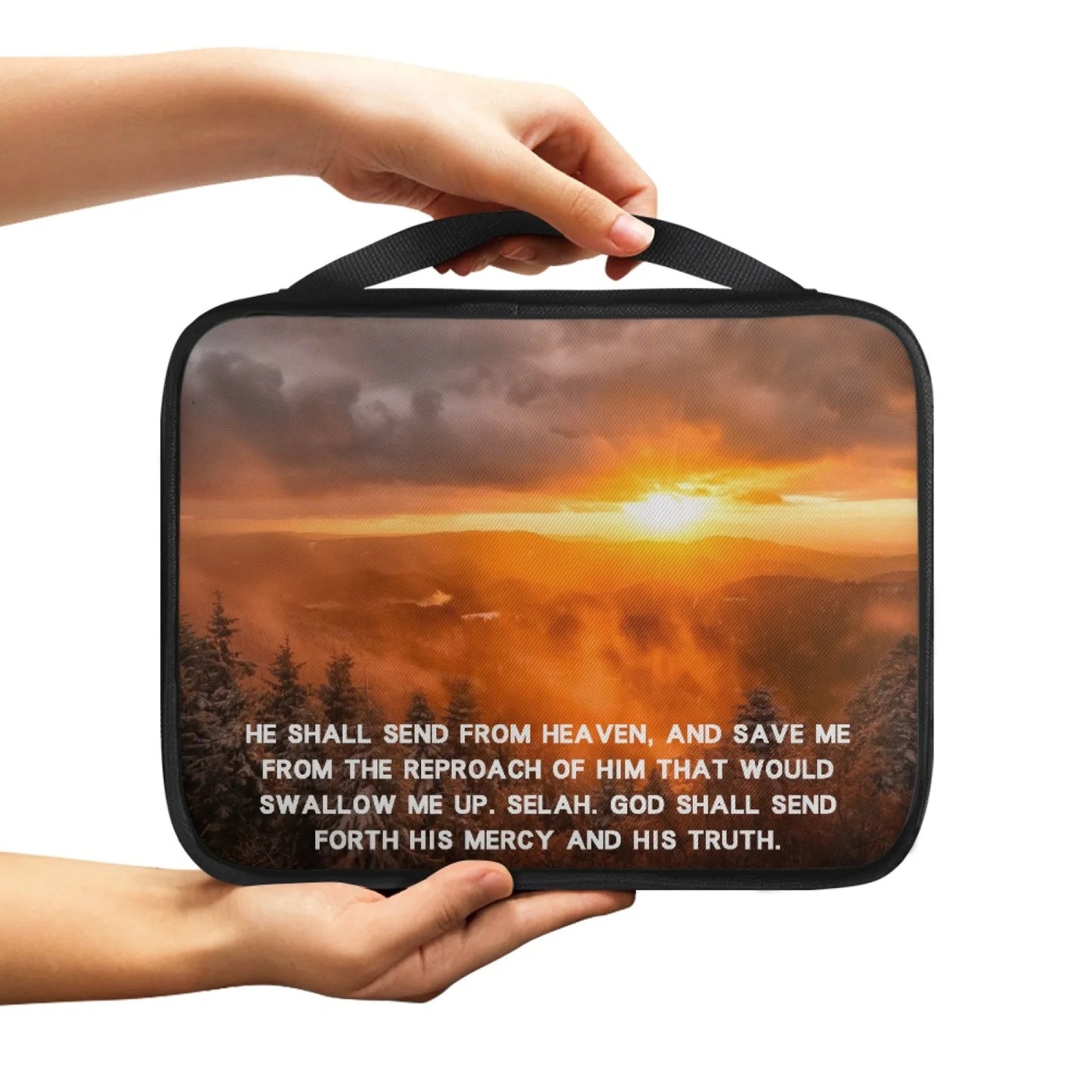 Bible Case Organizer With Handle For Easy Carrying for Men