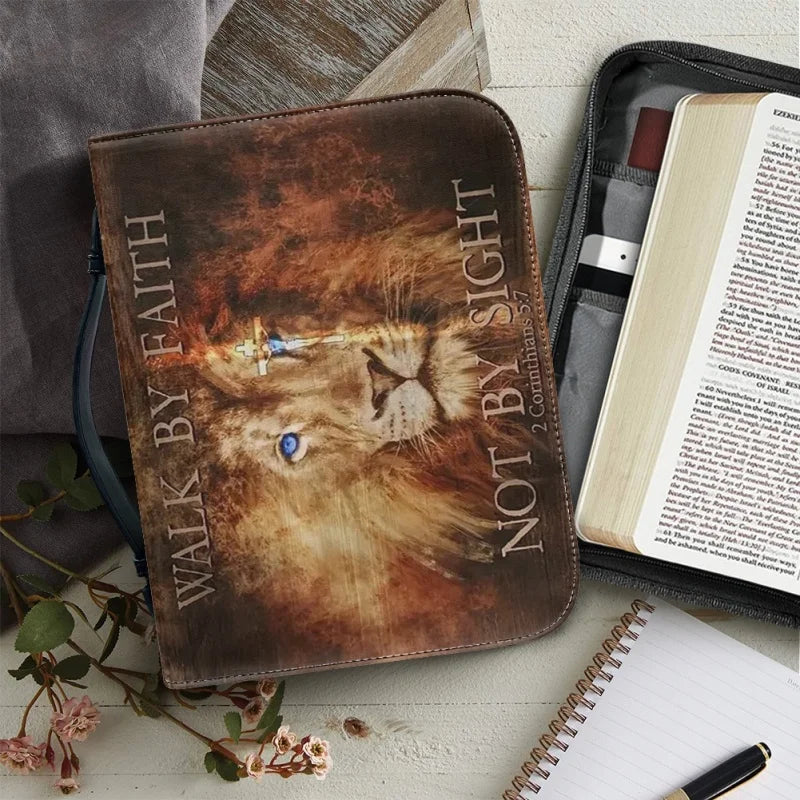 Walk By Faith Not By Sight Bible Cover Case