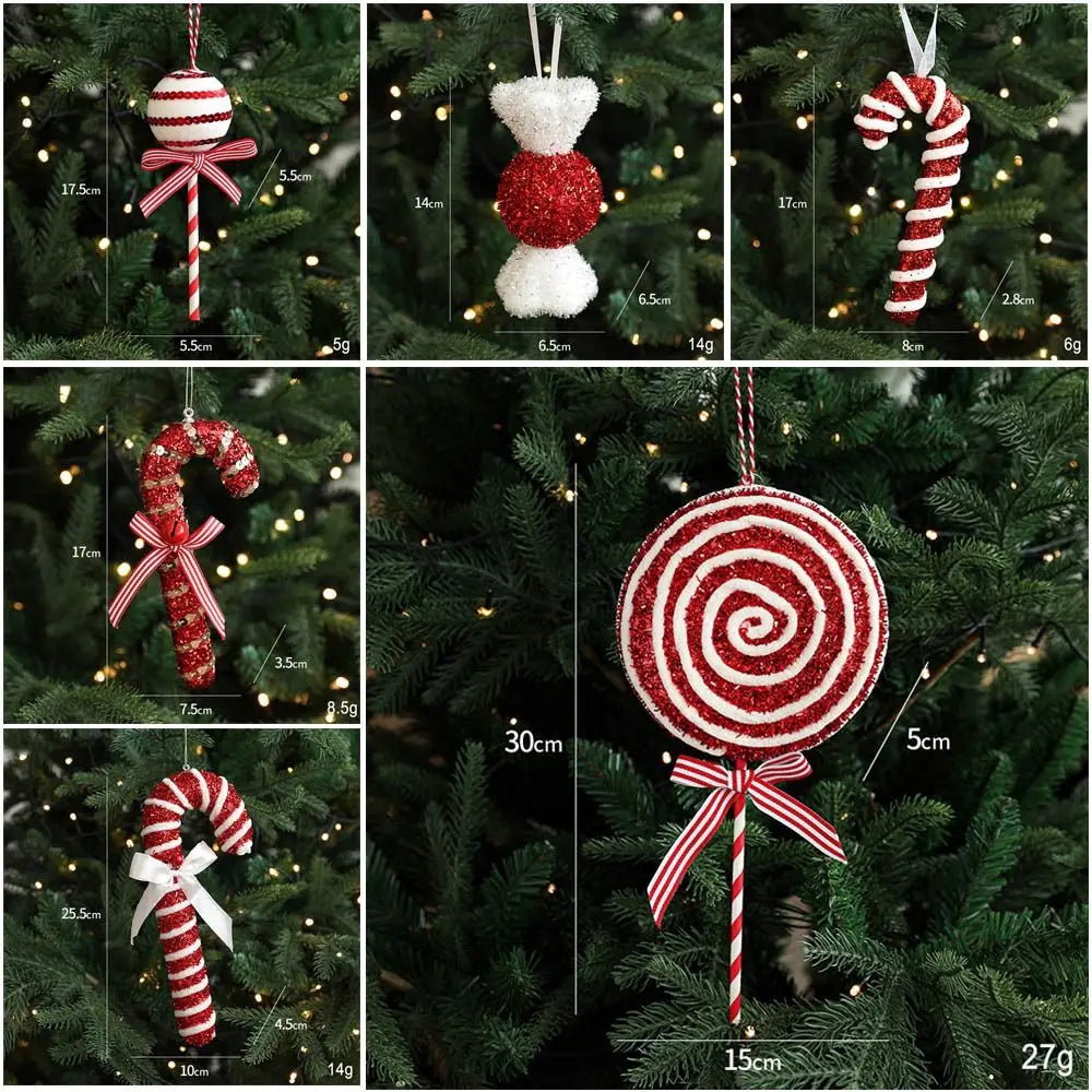Glitter Christmas Pendants