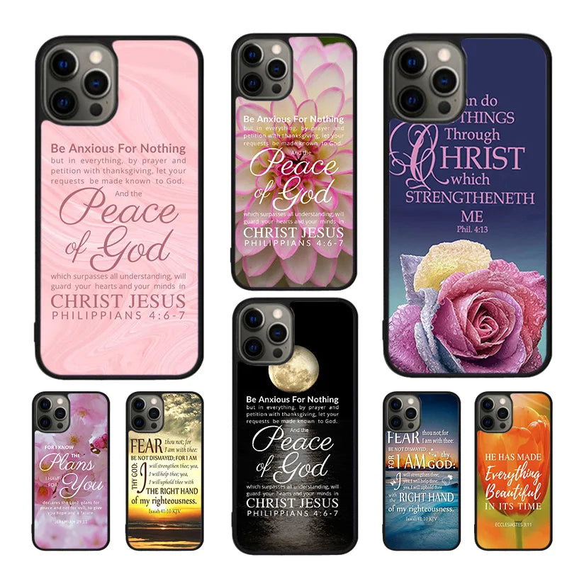 Bible Verse Quotes Phone Cases (for iPhones)