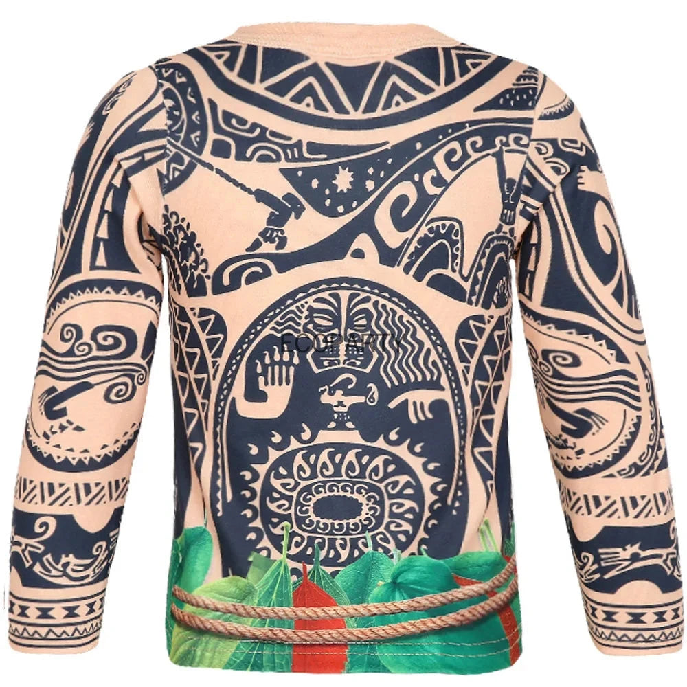 Maui Tatoo Costume (2 or 3 Pieces)