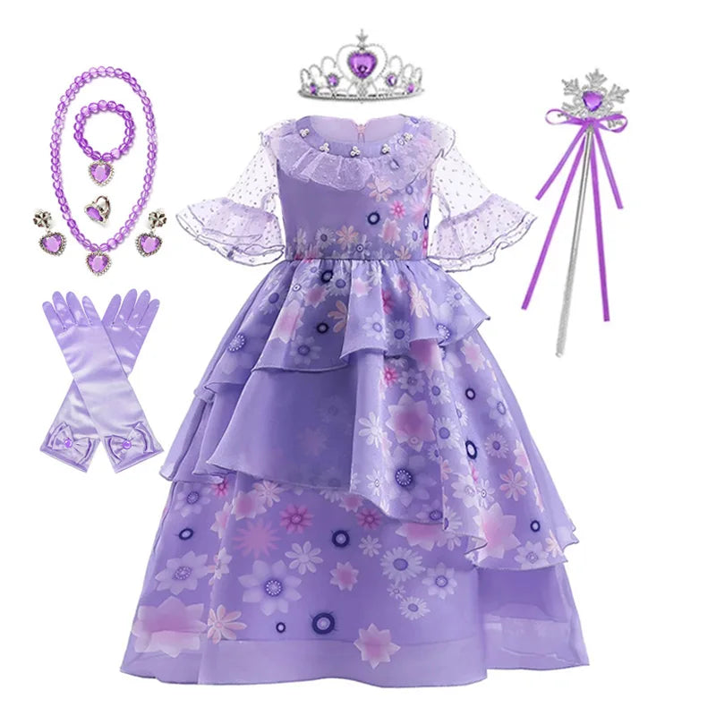 Kids Isabella Princess Encanto Costumes
