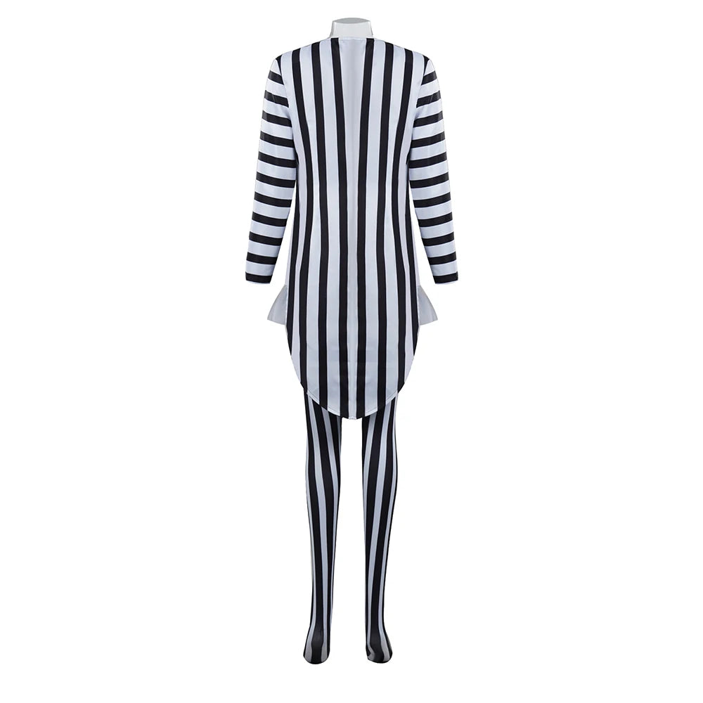 Beetlejuice Striped Dress Costumes for Women
