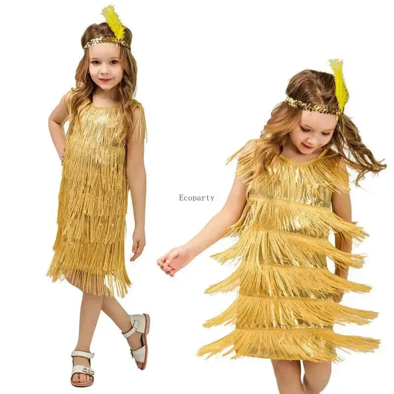 1920s Flapper Fringe Costume