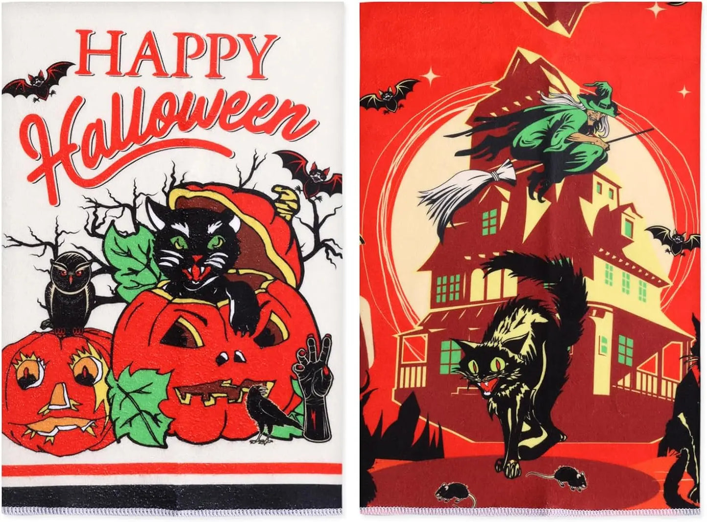 Halloween Theme Kitchen Towels (2 Pc Set)