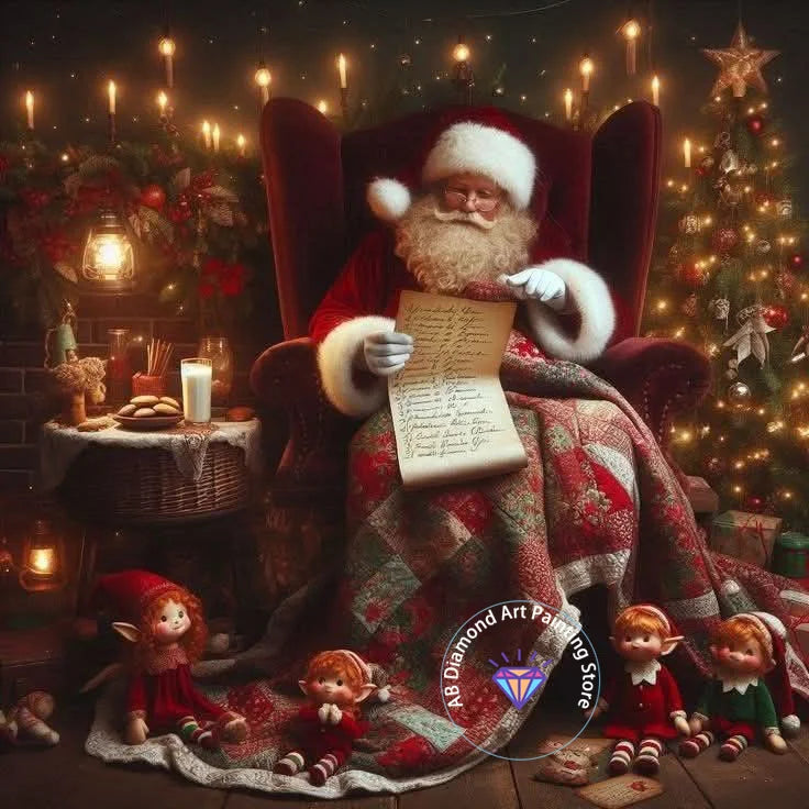 Holiday Diamond Painting Kit 5D DIY Cartoon