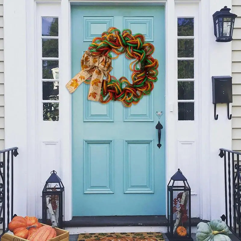 Autumn Maple Leaf Wreath