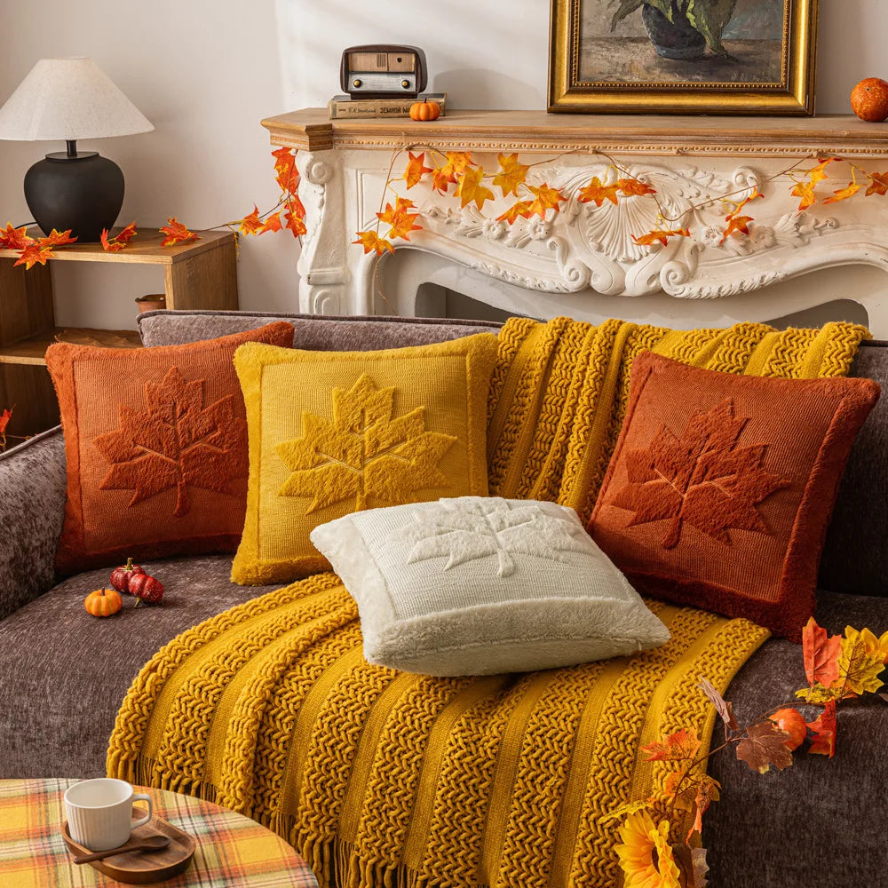 Decorative Fall Pumpkin Cushion Covers