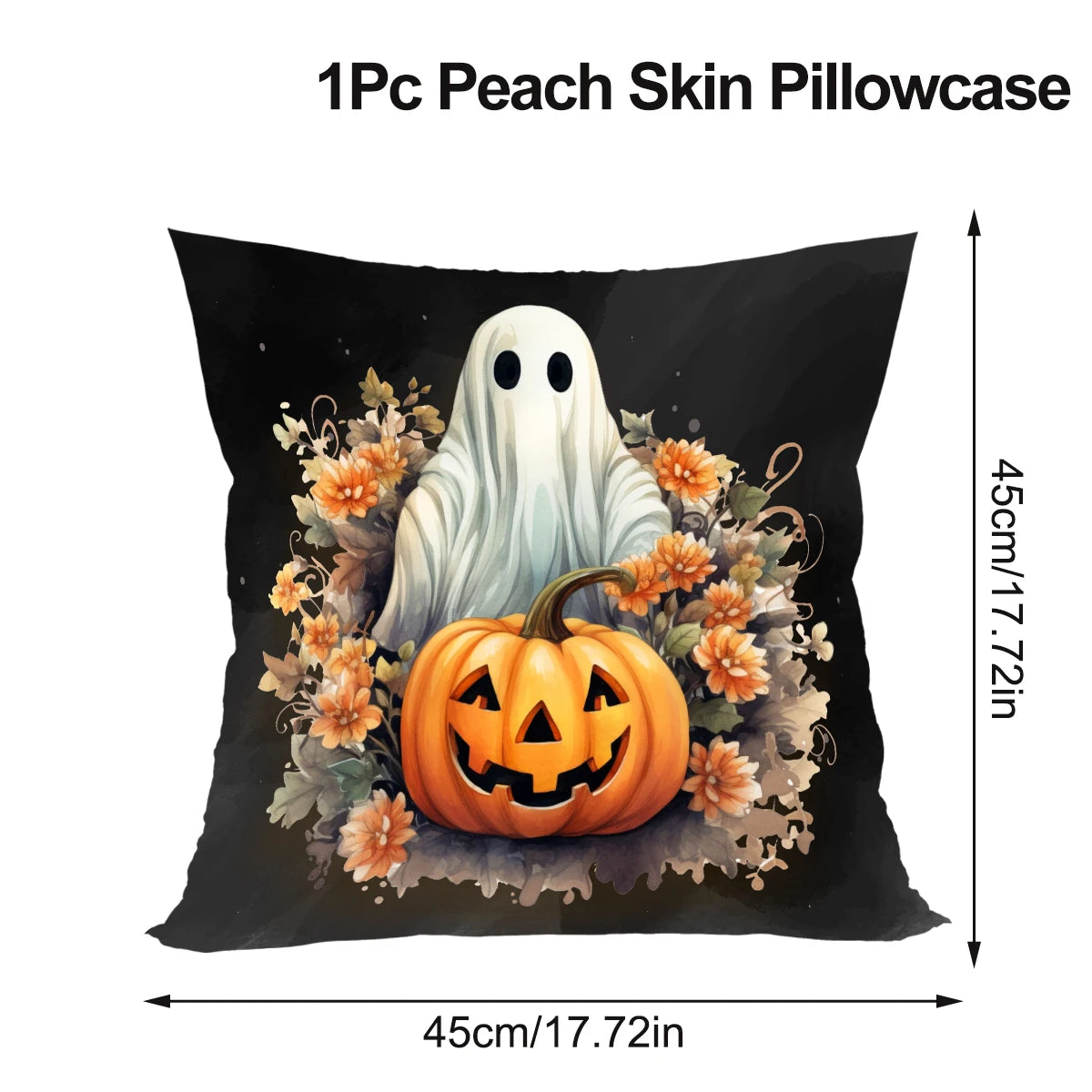 Halloween Pillowcases (17 x 17)