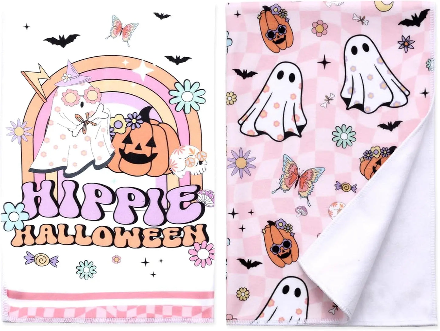 Halloween Theme Kitchen Towels (2 Pc Set)