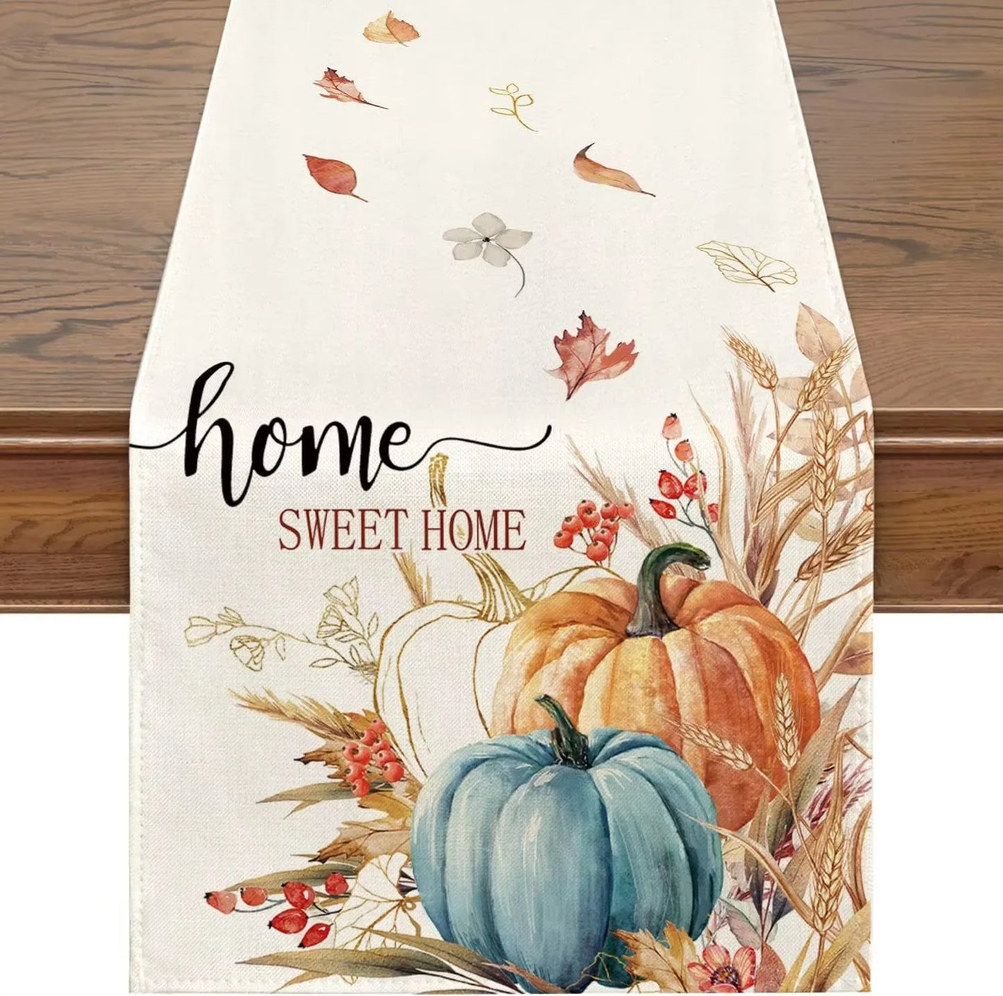 Retro Pumpkin Table Runner