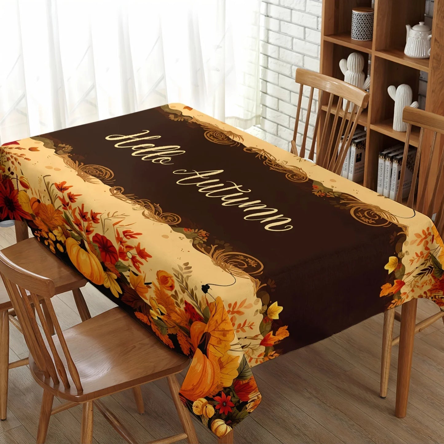 Fall Thanksgiving Rectangular Tablecloths Collection