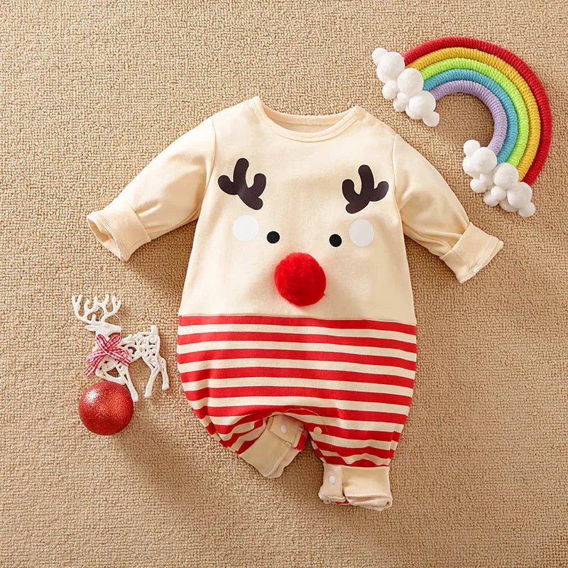First Christmas Elf Romper (0-18M)