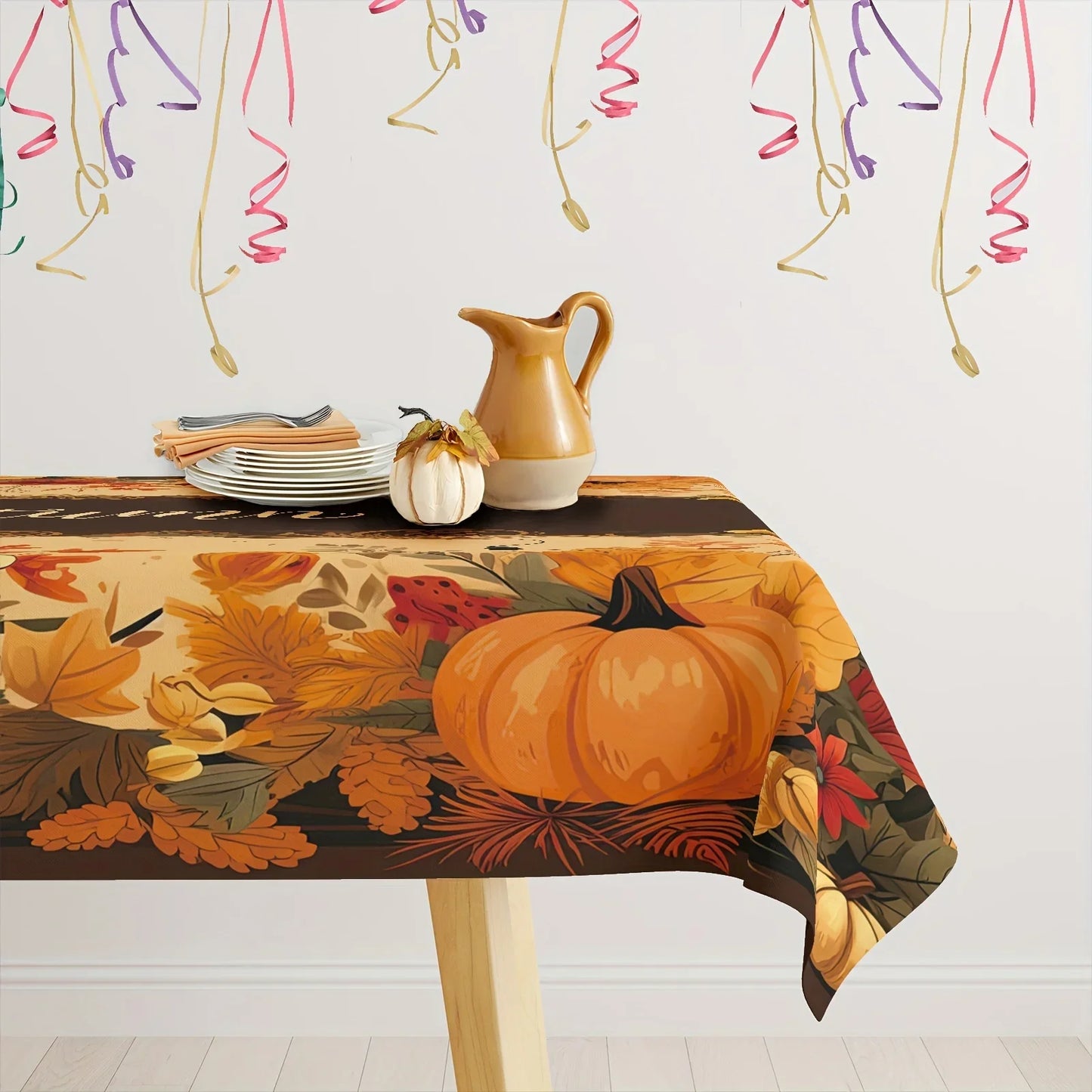 Fall Thanksgiving Rectangular Tablecloths Collection