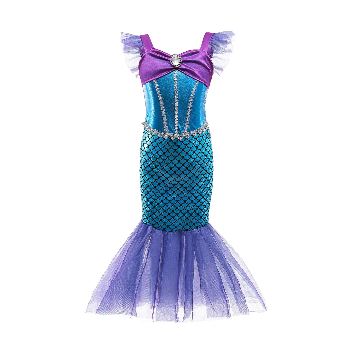Little Mermaid Ariel Princess Dress Costumes