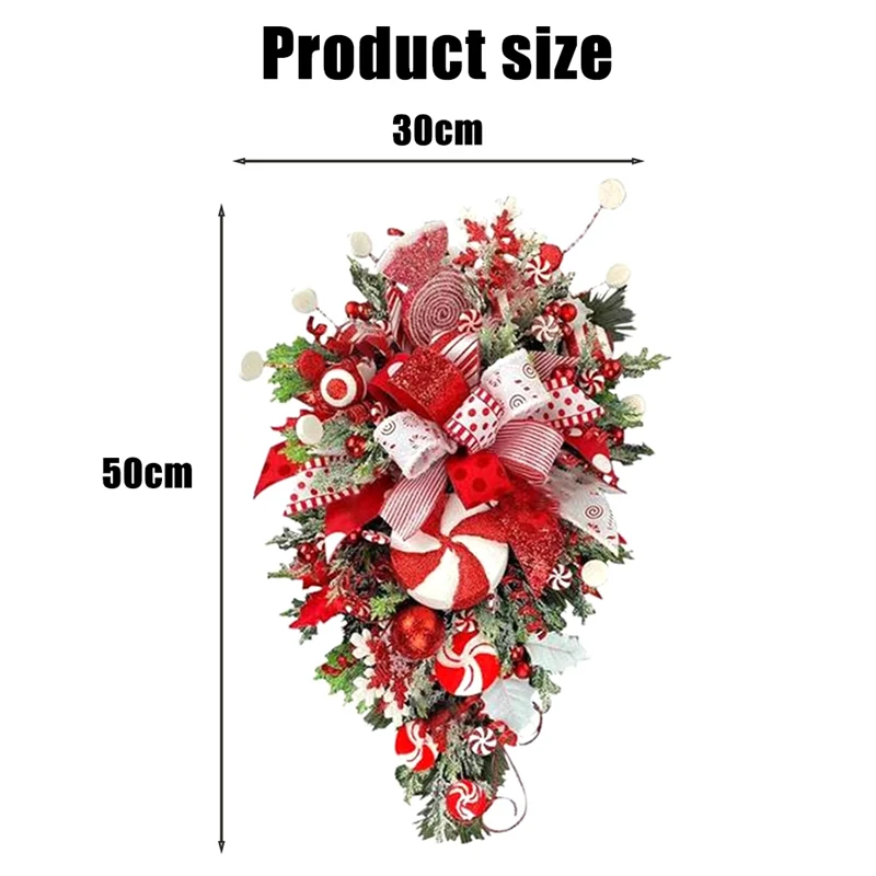 Candy Cane Wreath