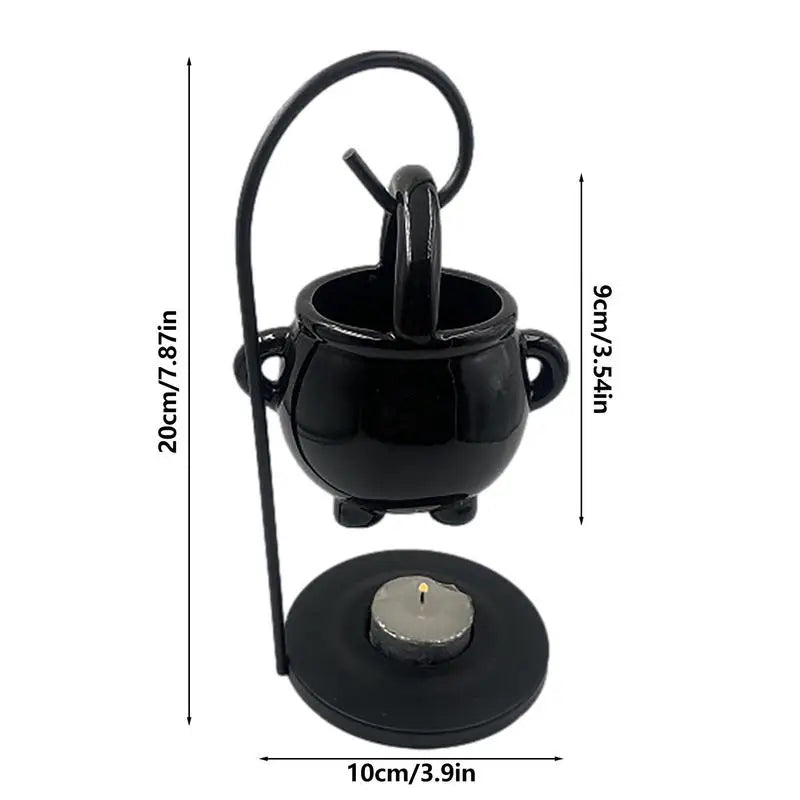Hanging Cauldron Candle Holder