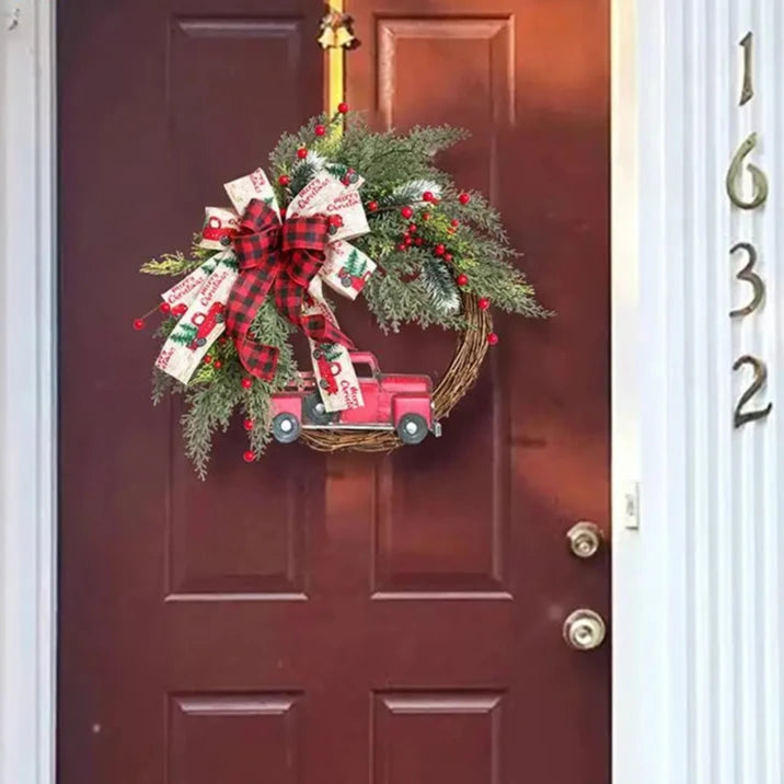 Old-Fashioned Mini Truck Wreath