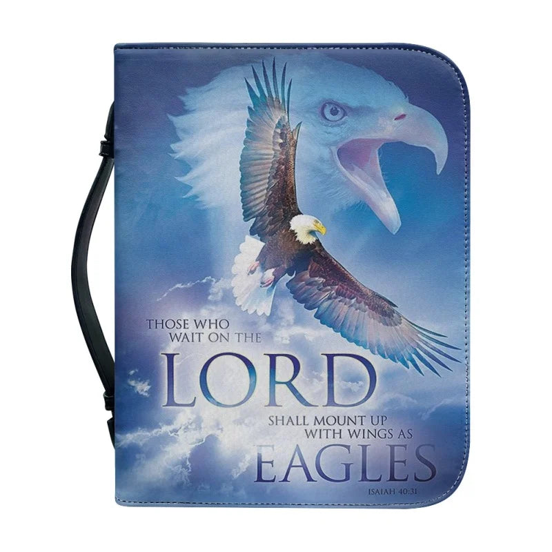 "Those Who Wait On The Lord" Bible Cover Case