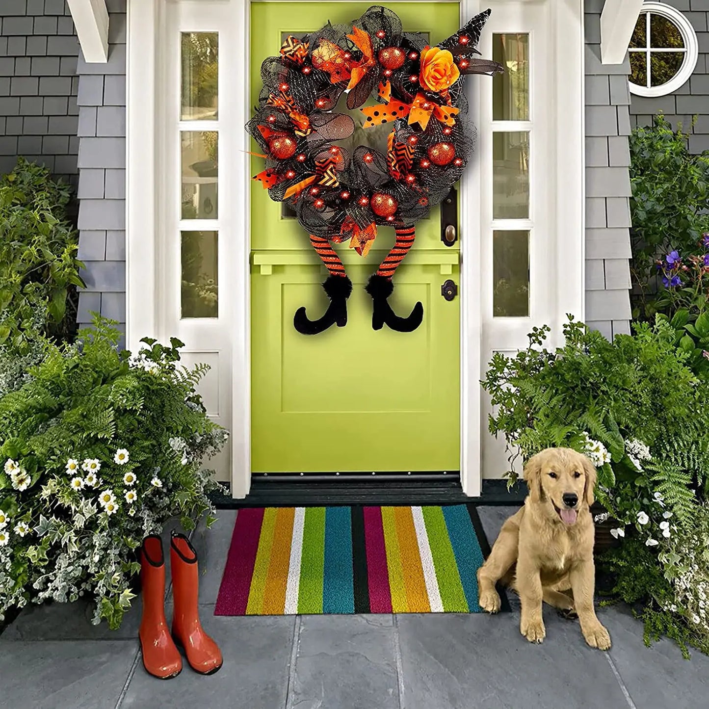 Holiday Wreaths for Christmas, Fall & Halloween