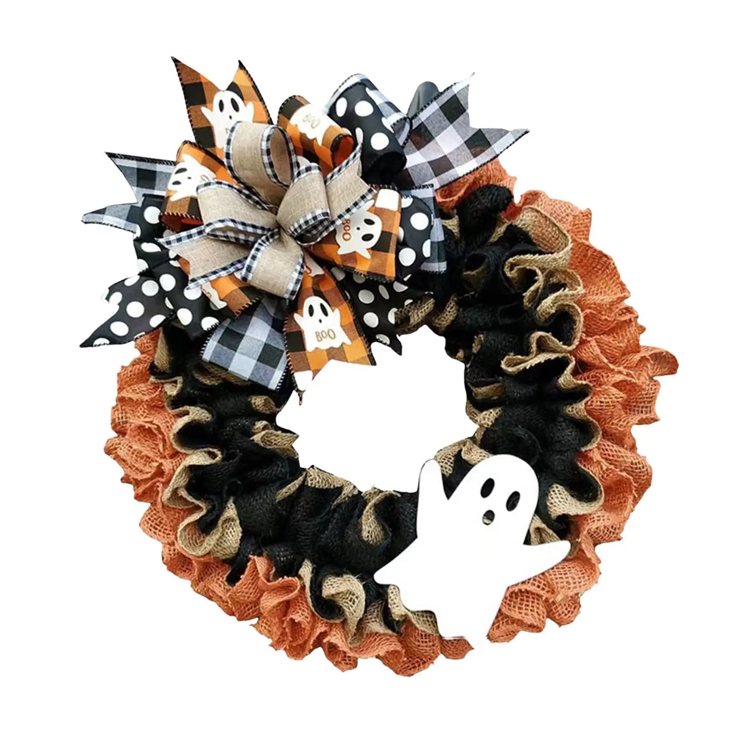 Halloween Ghost Wreath