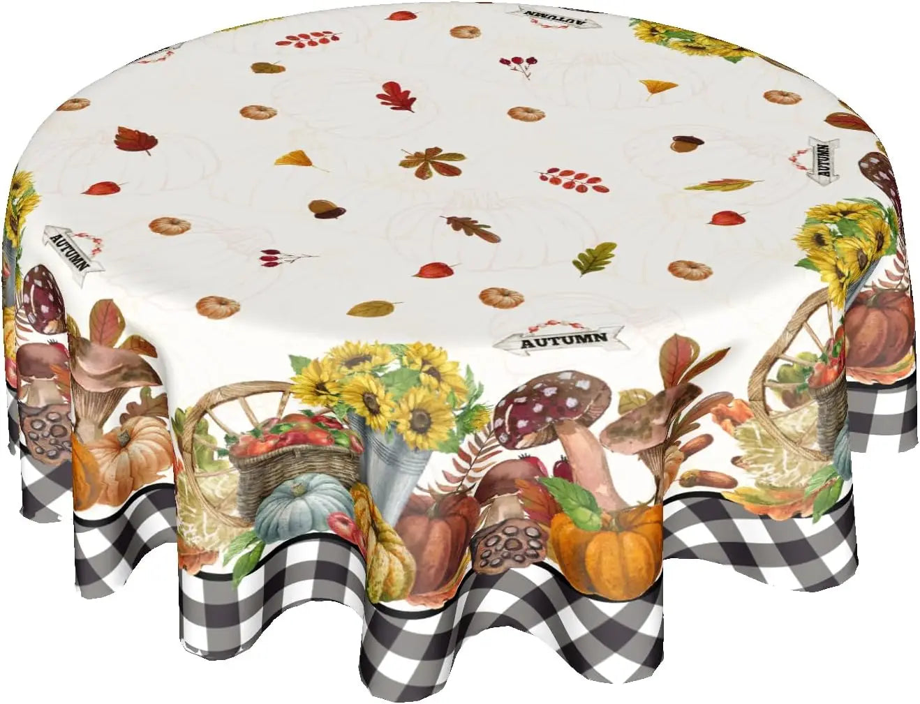 Merry Christmas Tablecloth Round