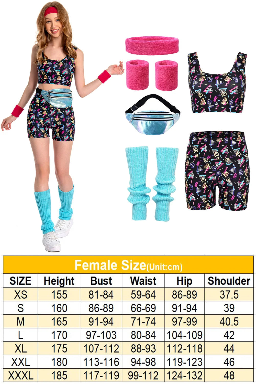 80s Aerobic Adult Costumes