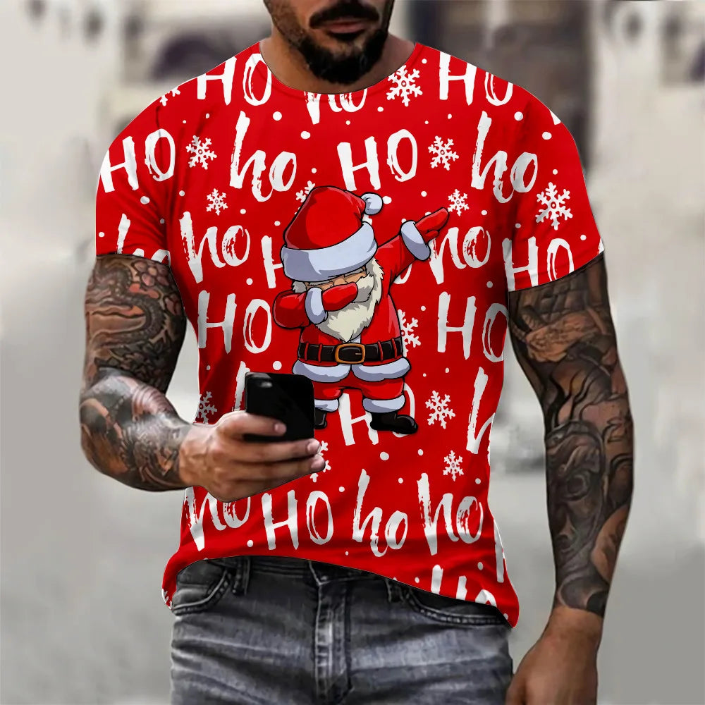 Fun Christmas Holiday Hip Hop Santa T-shirts