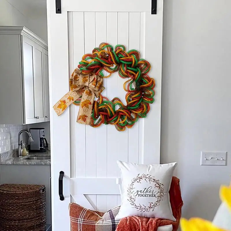 Autumn Maple Leaf Wreath