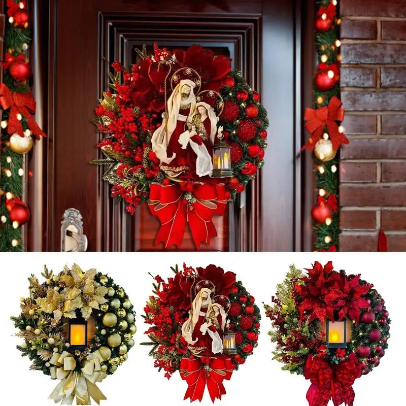 Cordless LED Wreath