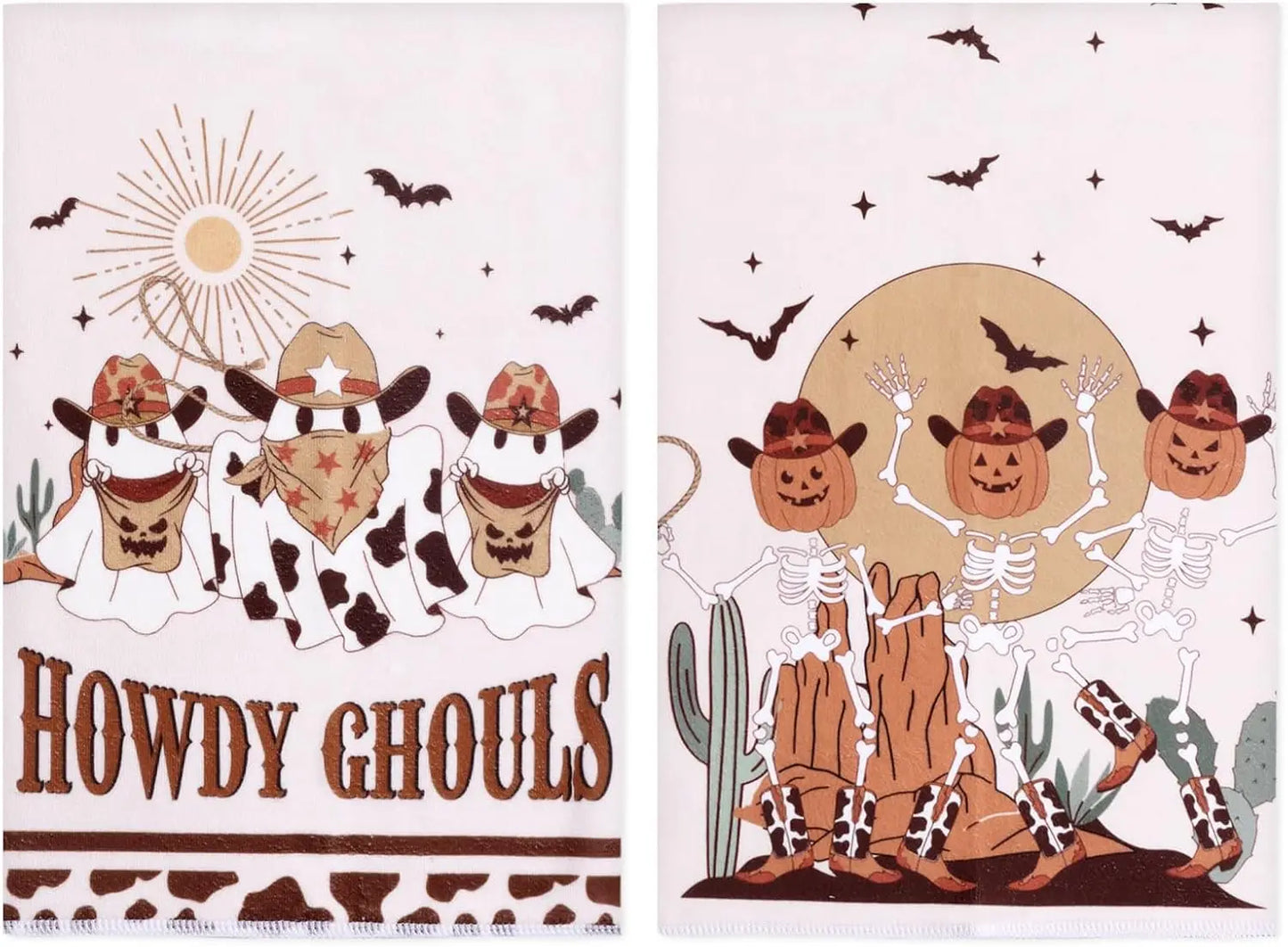 Halloween Theme Kitchen Towels (2 Pc Set)