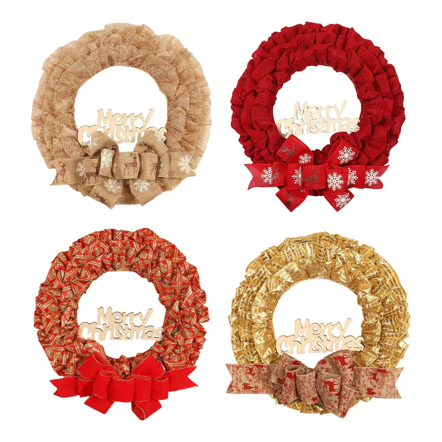 Holliday Fabric Wreaths