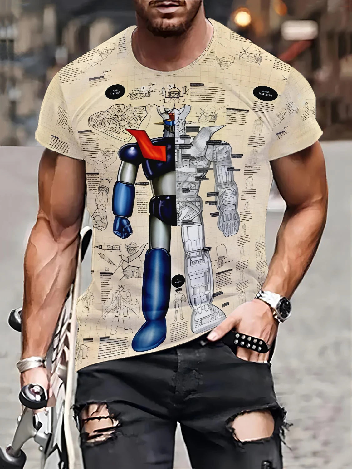 Casual Faith Split Color T-Shirt