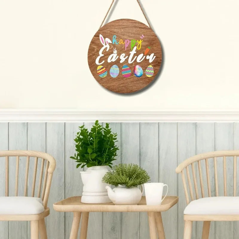 Easter Wooden Welcome Door Decorations