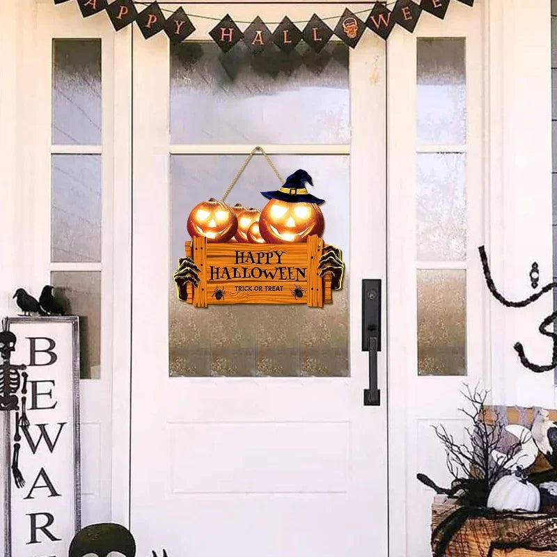 Happy Halloween Wooden Sign