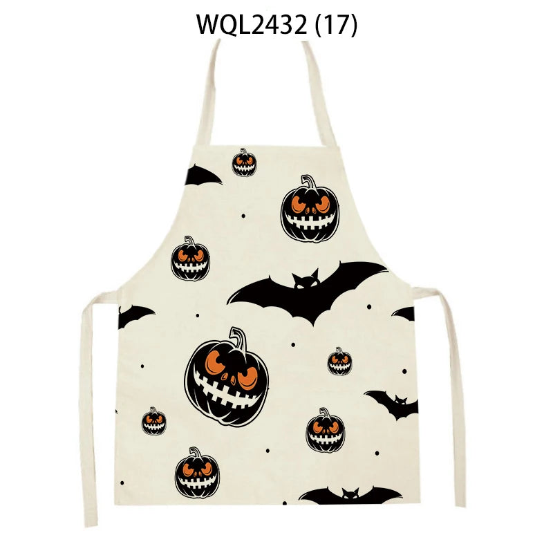 Fun and Spooky Halloween Kitchen Aprons