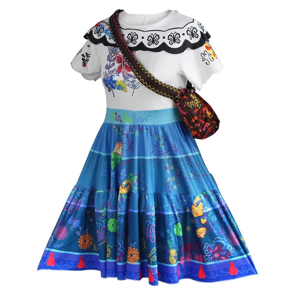Mirabel Encanto Costume (with Bag)