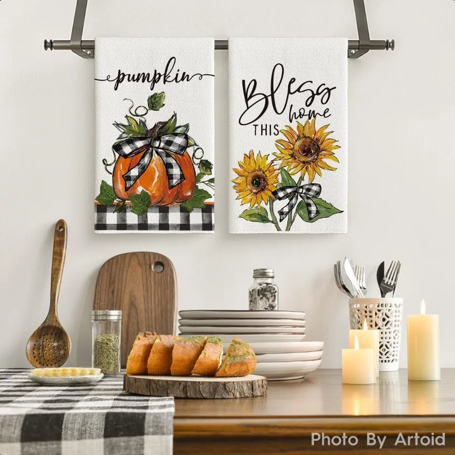 Fall Kitchen Towels (Set of 4)