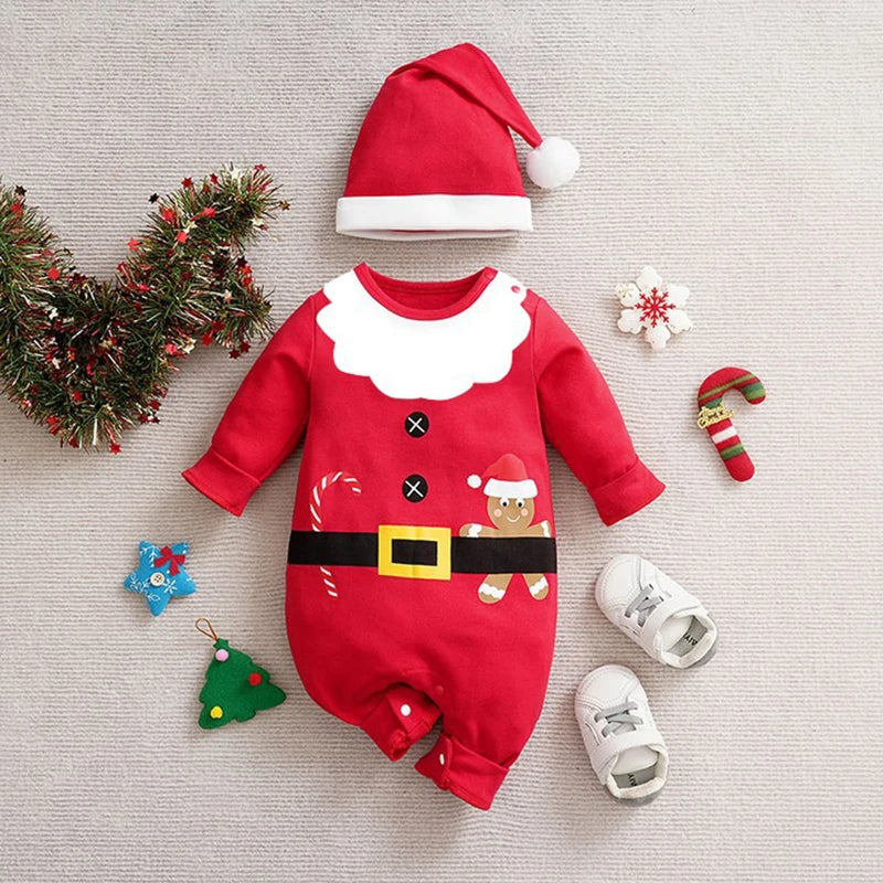 First Christmas Elf Romper (0-18M)