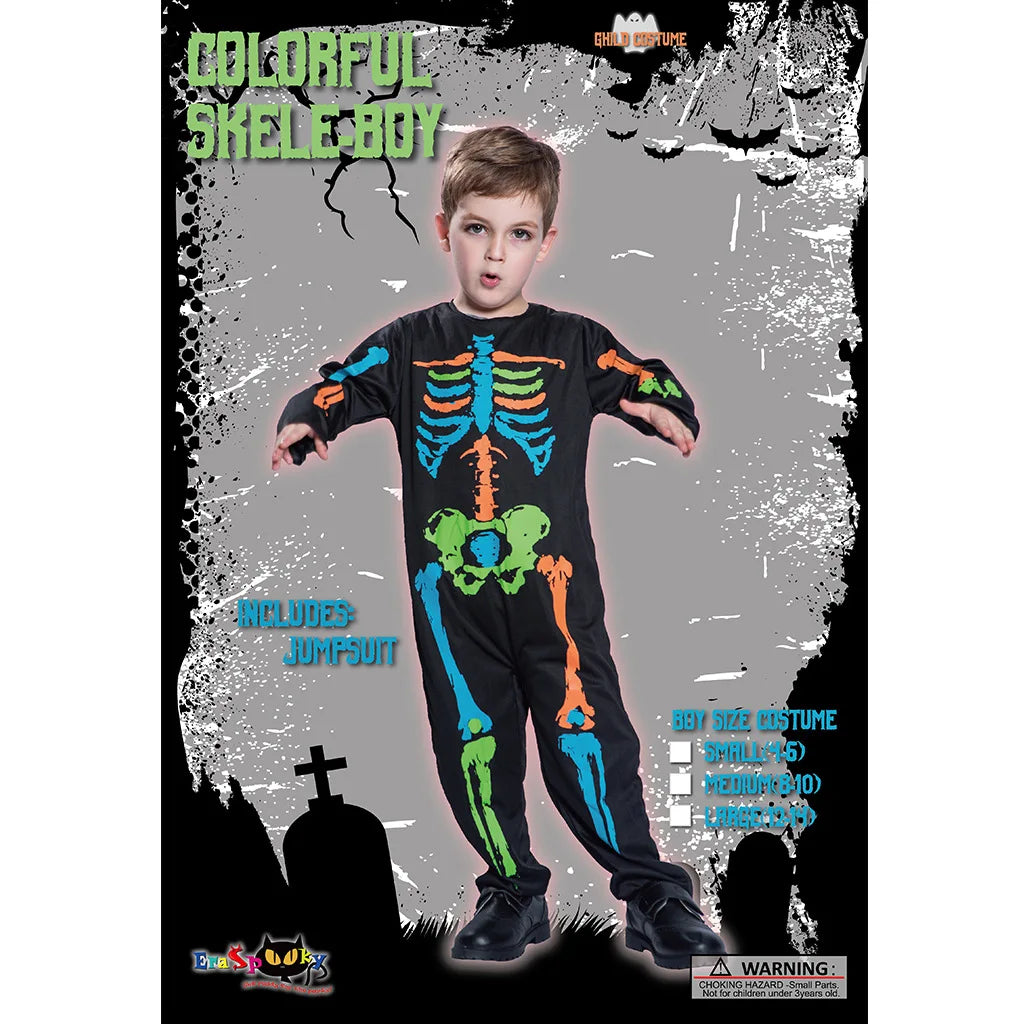 Rainbow Skeleton Costume (Unisex)