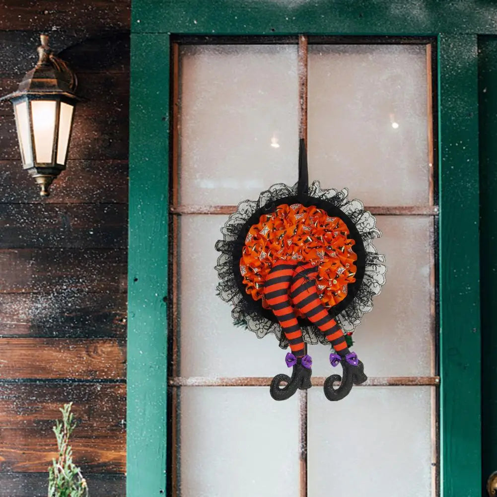 Witch Legs Hanging Wreath