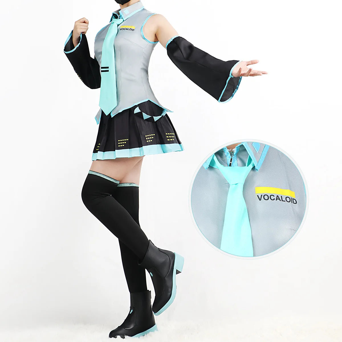 Hatsune Miku Anime Costume and Wig