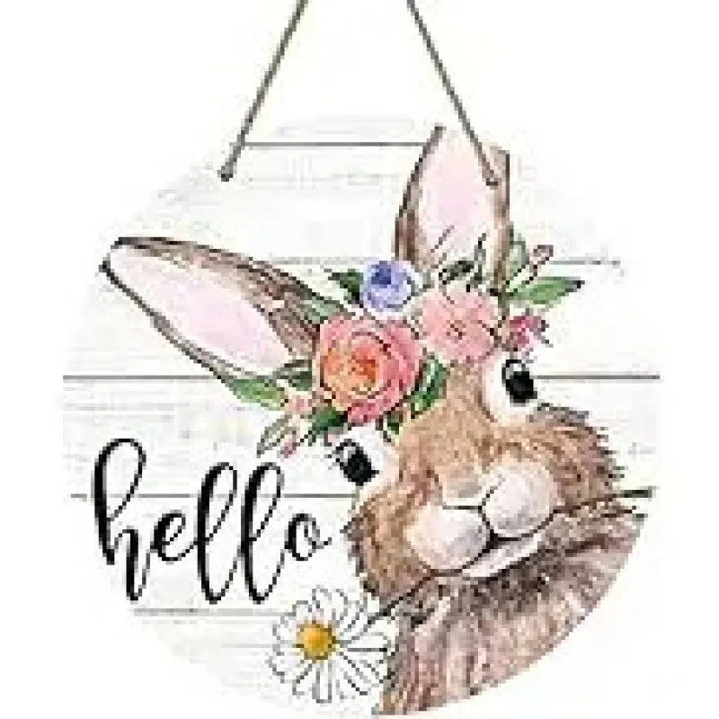 Easter Wooden Welcome Door Decorations
