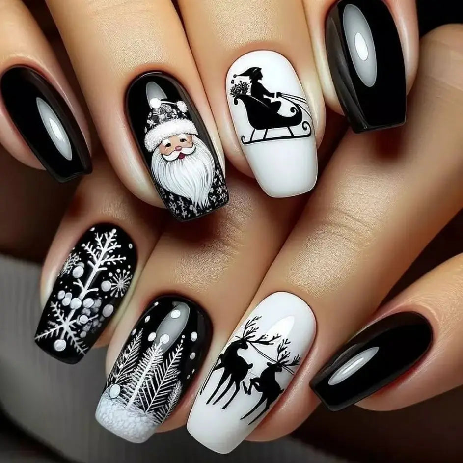 24pcs Christmas Press on Nails