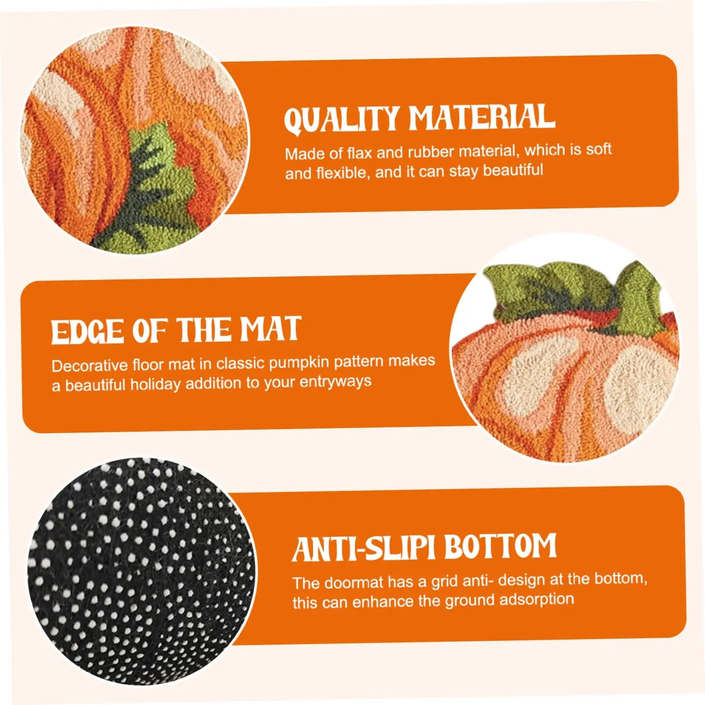 Pumpkin Shape Rug