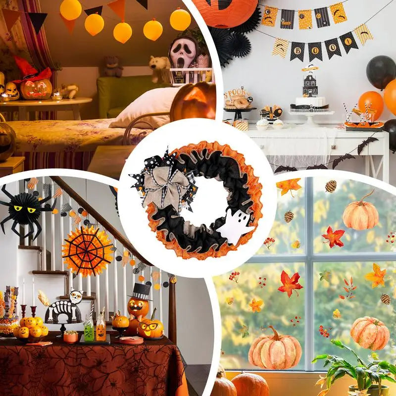 Spooky Halloween Burlap Wreath