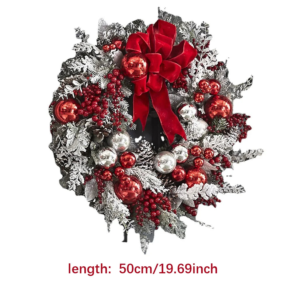 Flocked Wreath, Swag & Garland Collection