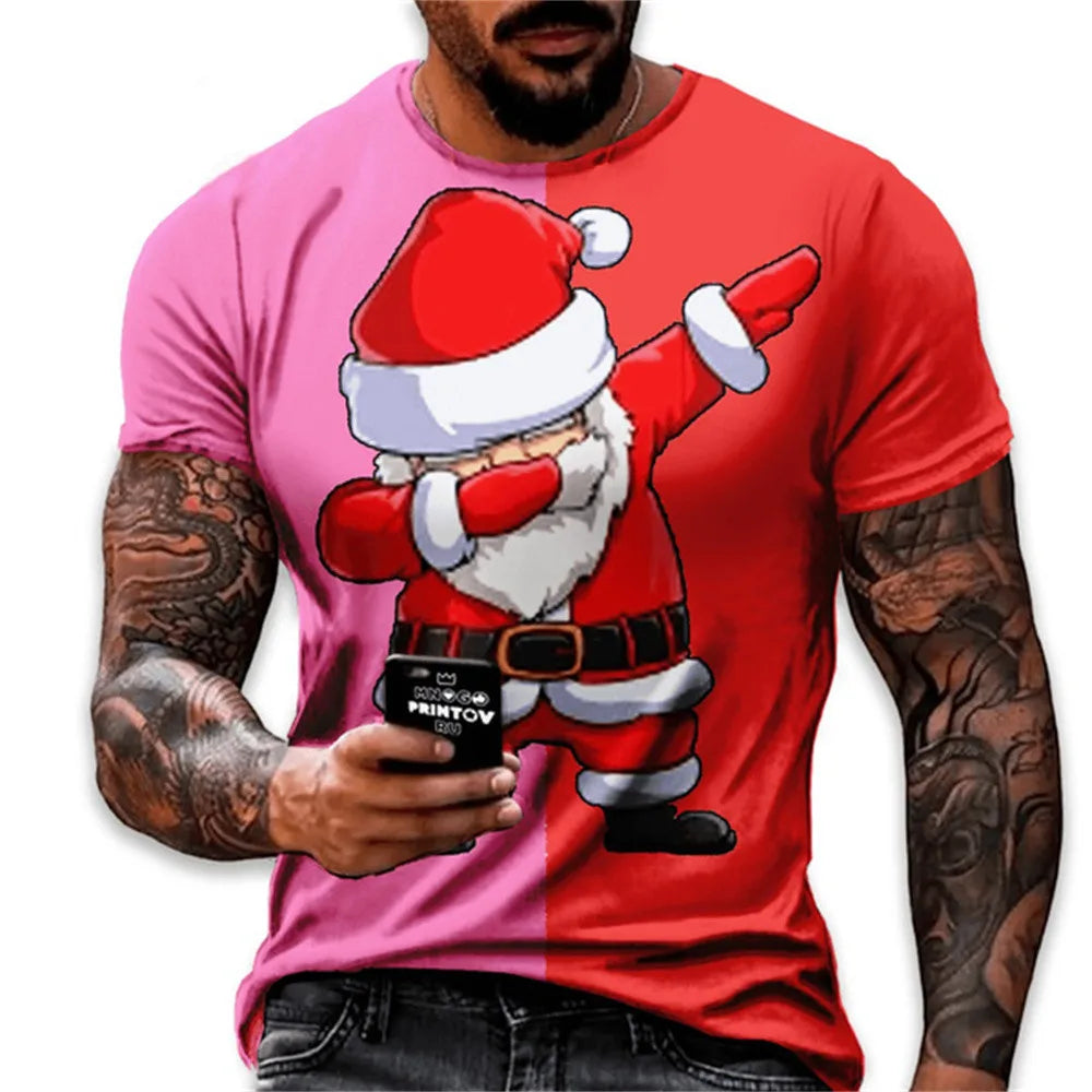 Fun Christmas Holiday Hip Hop Santa T-shirts