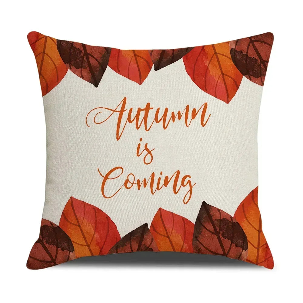Fall Pumpkin Cushion Covers