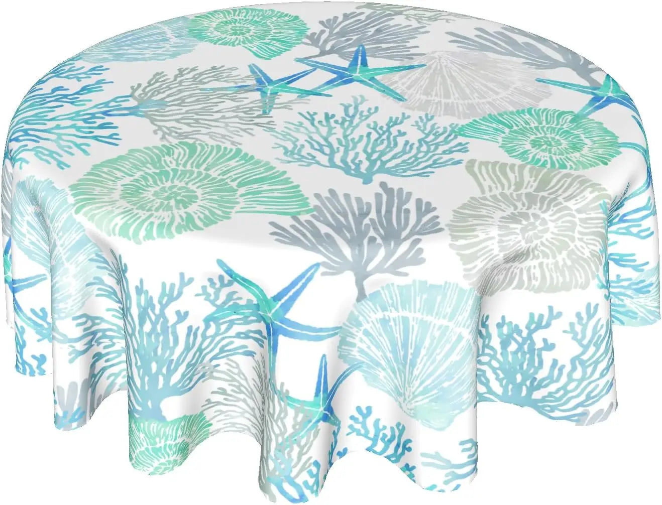 Merry Christmas Tablecloth Round